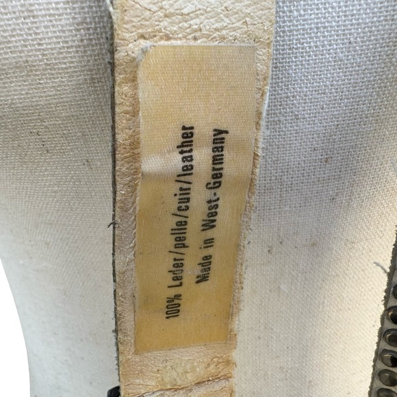 Lily Farouche Munich Vintage White Leather Studded Star Concho Belt West Germany main image 13